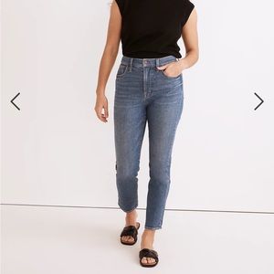 NWT Madewell perfect vintage jean finney wash